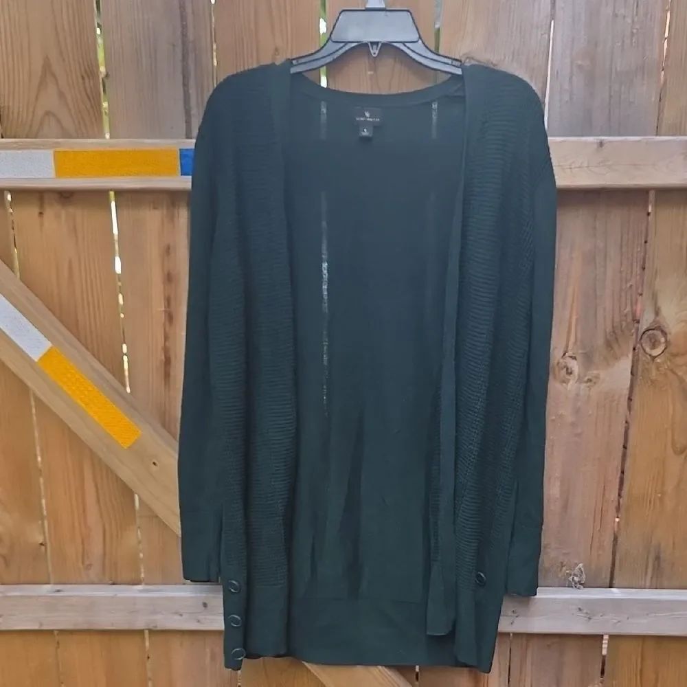 Worthington Dark Green Cardigan Sweater